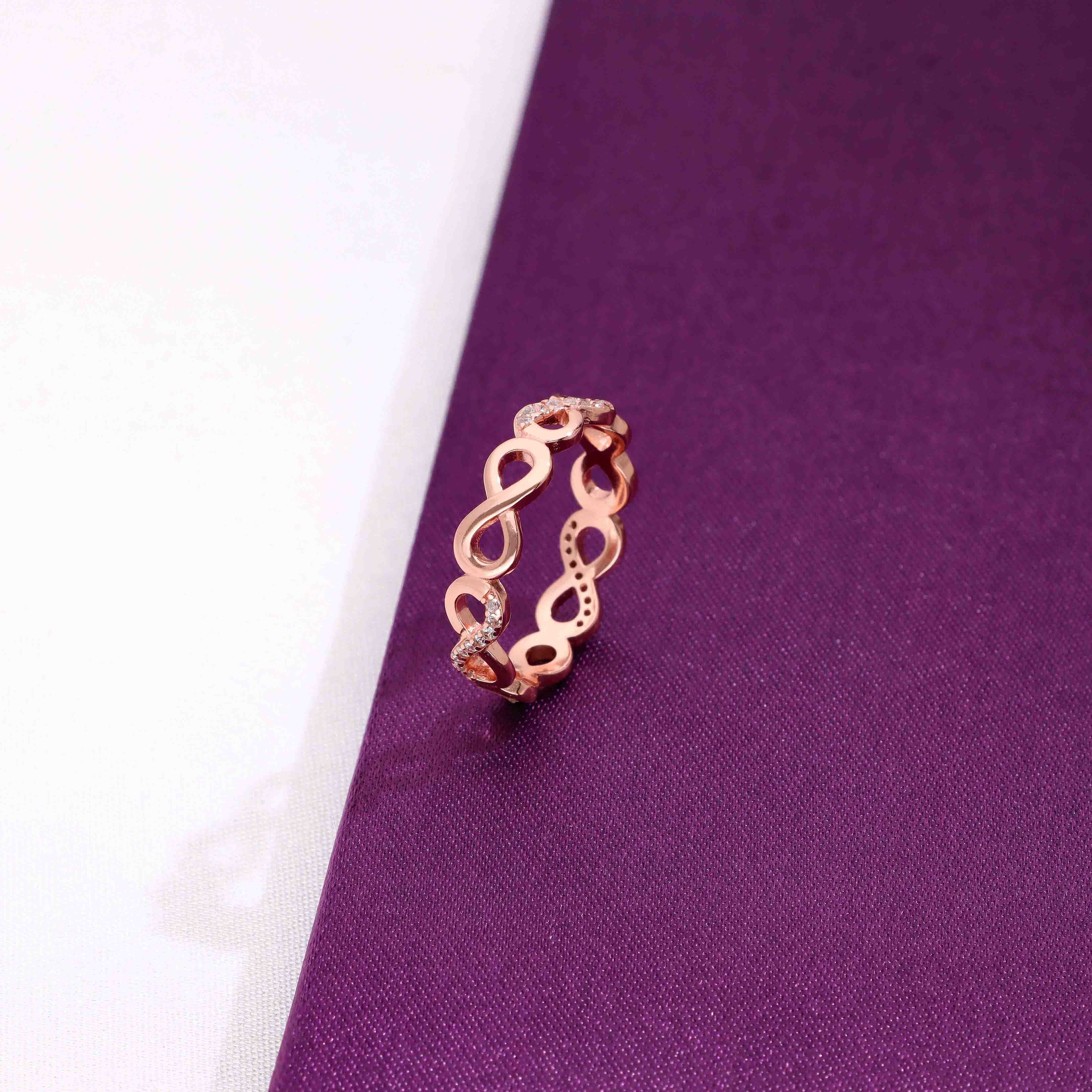 Infinity Symbol Silver Ring - Image 9